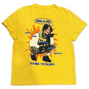 *NWOT* 2024 Billie Eilish Hit Me Hard And Soft Concert Yellow T-Shirt